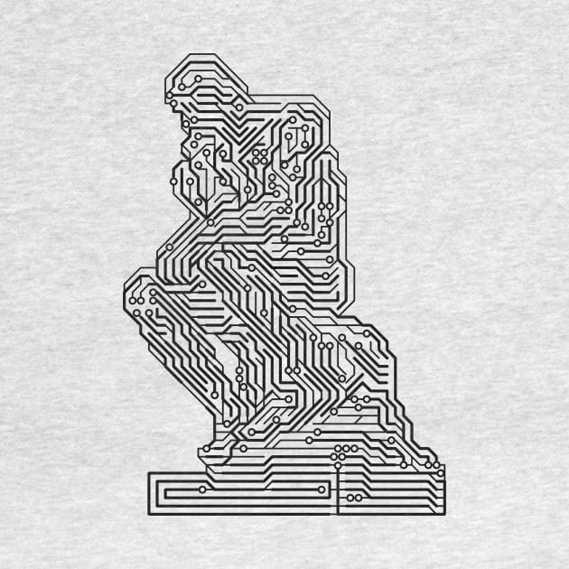 Thinker Chip Circuit Board by bulografik